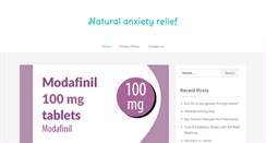 Desktop Screenshot of naturalanxietyreliefhq.com